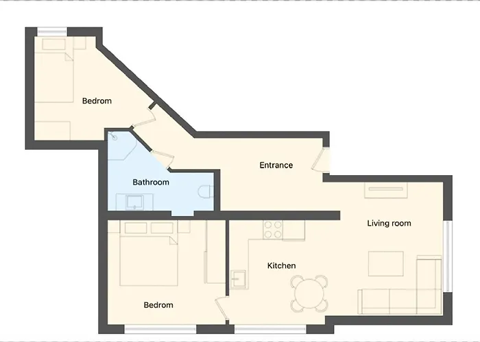 شقة Modern In The Heart Of *